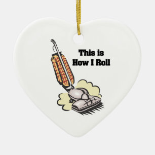 Ornamento De Cerâmica Como Rolar (Limpeza de Vácuo)