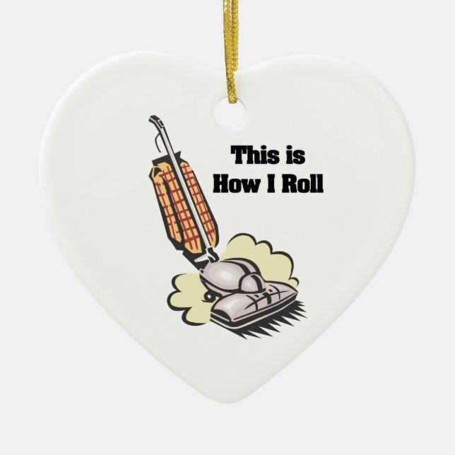 Ornamento De Cerâmica Como Rolar (Limpeza de Vácuo) (Frente)