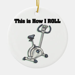 Ornamento De Cerâmica Como Rolo (Exercício de bicicleta)