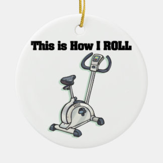 Ornamento De Cerâmica Como Rolo (Exercício de bicicleta)