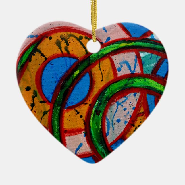 Ornamento De Cerâmica Composição 20A de Michael Moffa (Frente)