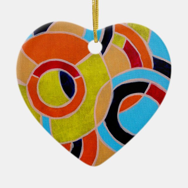 Ornamento De Cerâmica Composição 22 de Michael Moffa (Frente)