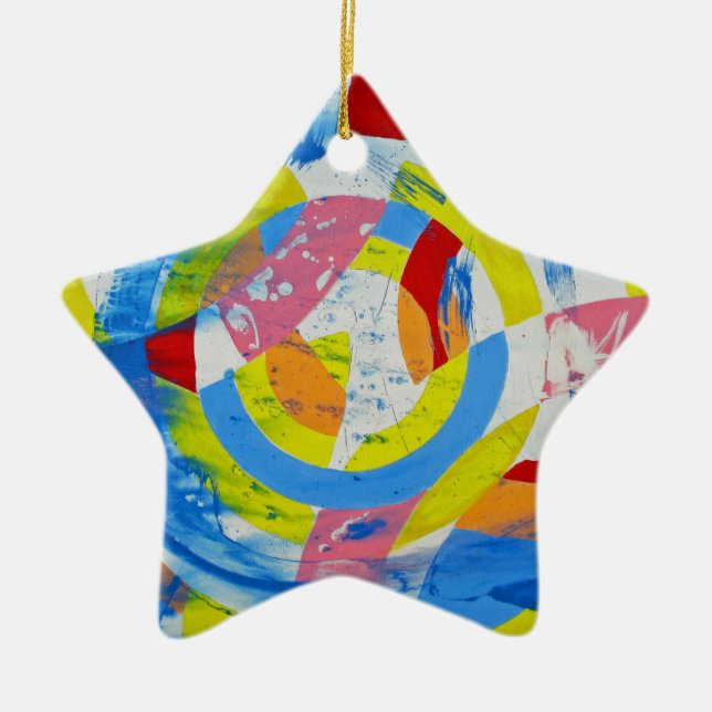 Ornamento De Cerâmica Composição 2 de Michael Moffa (Frente)