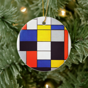 Ornamento De Cerâmica Composição A de Piet Mondrian