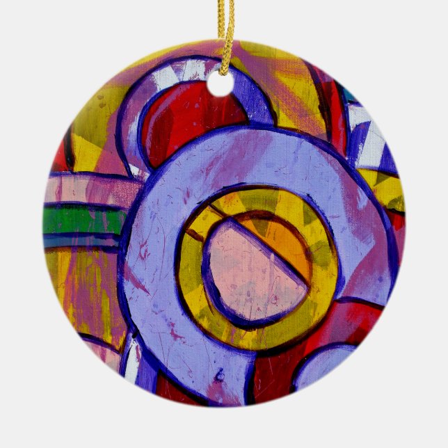 Ornamento De Cerâmica Composição nº 19 de Michael Moffa (Frente)