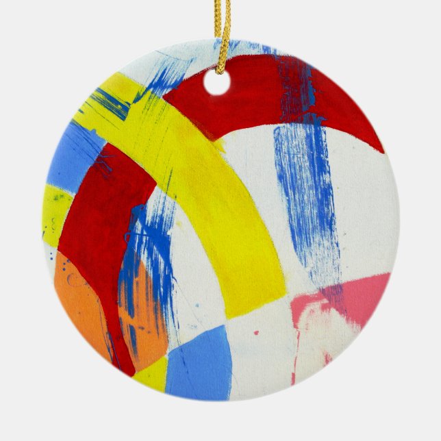 Ornamento De Cerâmica Composição nº 2A por Michael Moffa (Frente)