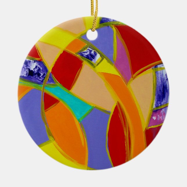 Ornamento De Cerâmica Composição nº 5 de Michael Moffa (Frente)