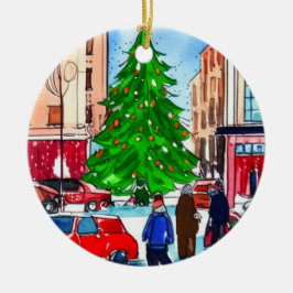 Ornamento De Cerâmica Compra de Natal