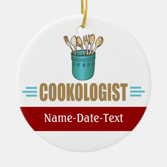 Ornamento De Cerâmica Comprando (Frente)