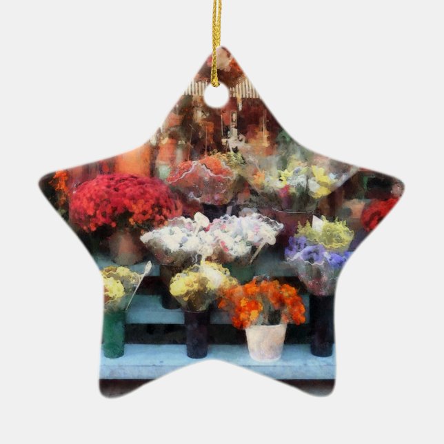 Ornamento De Cerâmica Compro Flor Chelsea (Frente)