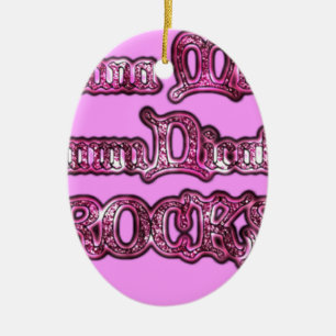 Ornamento De Cerâmica Comunicação de Hakuna Matata ROCKS Art Impressão