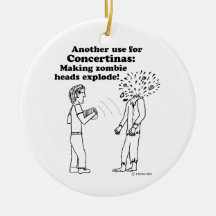 Concertina faz os zombies explodirem