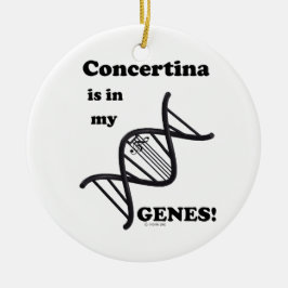 Ornamento De Cerâmica Concertina Is In My Genes