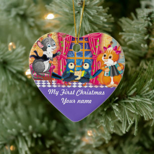 Ornamento De Cerâmica concerto Young Animal