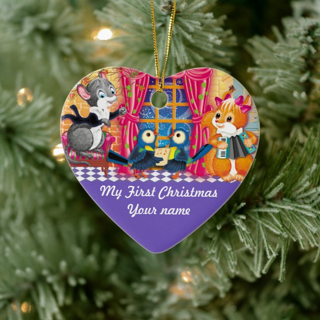 Ornamento De Cerâmica concerto Young Animal (Árvore)