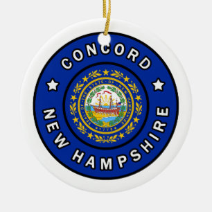 Ornamento De Cerâmica Concórdia New Hampshire