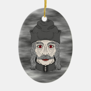 Ornamento De Cerâmica Conde Drácula 2026