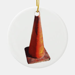 Ornamento De Cerâmica Cone do tráfego