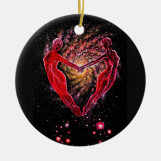 Ornamento De Cerâmica Conexão de almas gêmeas