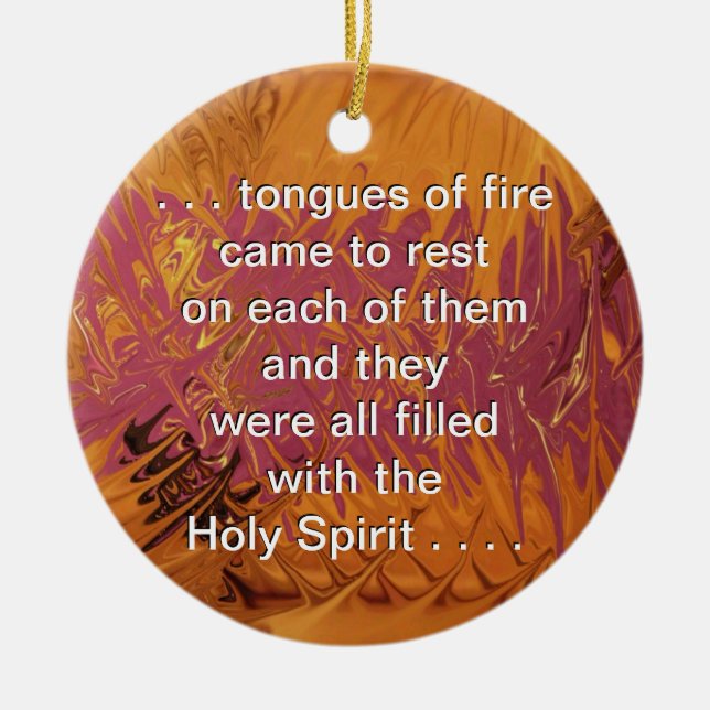 Ornamento De Cerâmica Confirmação (Frente)