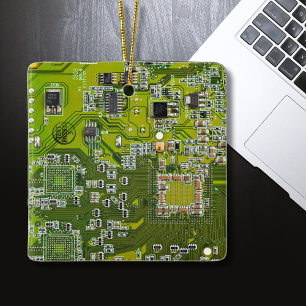 Ornamento De Cerâmica Conjunto de circuito impresso Circuito verde PCB C