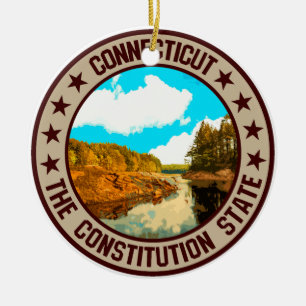 Ornamento De Cerâmica Connecticut