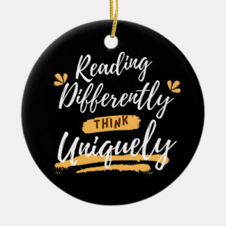 Ornamento De Cerâmica consciência mundial da dislexia