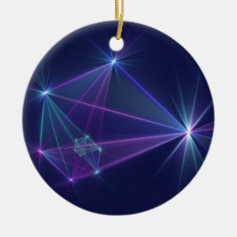 Ornamento De Cerâmica Constelação, Abstrato Fantasy Arte Fractal