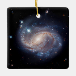 Ornamento De Cerâmica Constelação Delphinus NGC 6956