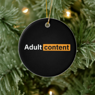 Ornamento De Cerâmica Conteúdo Adulto Humor Engraçado T-Shirt