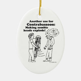 Ornamento De Cerâmica Contrabando faz os zombies explodirem