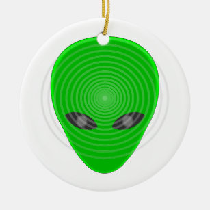 Ornamento De Cerâmica Controle da cabeça da alienígena