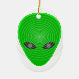 Ornamento De Cerâmica Controle da cabeça da alienígena