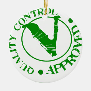 Ornamento De Cerâmica Controle da qualidade aprovado