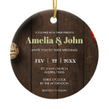 Convite de Casamento Foto Natal 