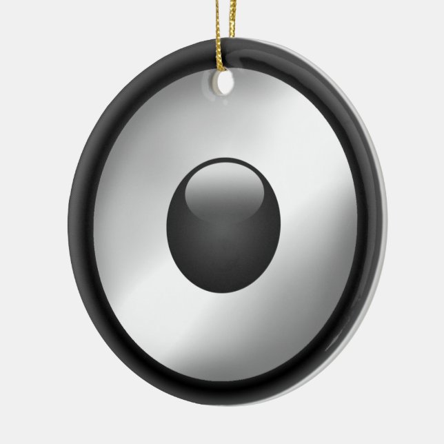 Ornamento De Cerâmica Cool and fun Music Speaker design (Esquerda)