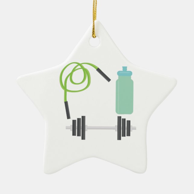 Ornamento De Cerâmica Corda de salto (Frente)