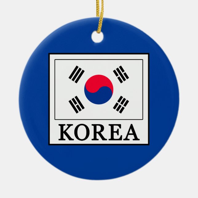 Ornamento De Cerâmica Coreia (Frente)