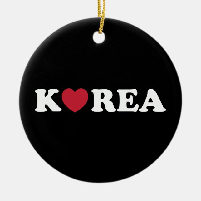 Ornamento De Cerâmica Coreia Love Heart Flask (Frente)