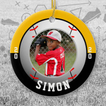 Cores de Equipe Dourada Preta de Baseball