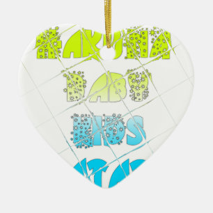 Ornamento De Cerâmica Cores Felizes Hakuna Matata Hakunamatata - Estrela