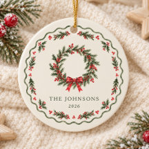 Coroa de Natal Vintage