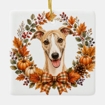 Coroa de Outono Whippet