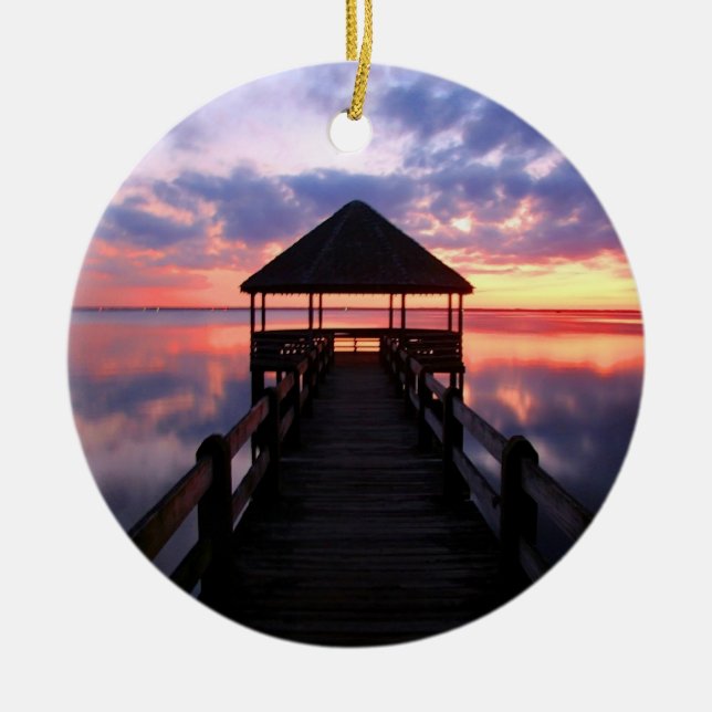 Ornamento De Cerâmica Corolla Light (Frente)