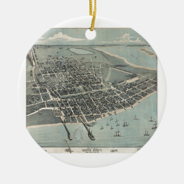 Ornamento De Cerâmica Corpus Christi (Frente)