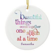 Cortando costurando um soco de cada vez