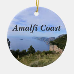 Ornamento De Cerâmica Costa Cênica de Amalfi na Itália