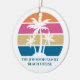 Ornamento De Cerâmica Costume de Ilha Tropical de Árvore de Palma de Pra (Lateral)