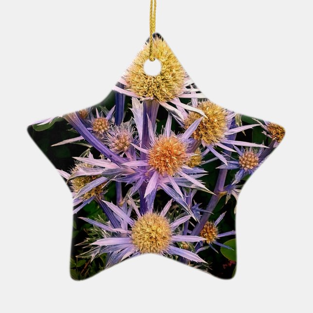 Ornamento De Cerâmica Coxas roxas (Frente)