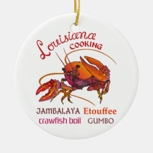 Ornamento De Cerâmica Cozinhar de Louisiana